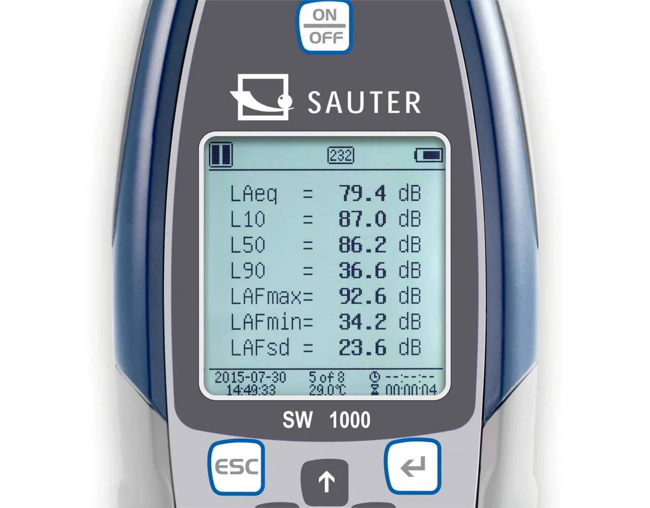 Schallpegelmessgerät SAUTER SW 1000 Schallpegelmessgerät SAUTER SW 1000