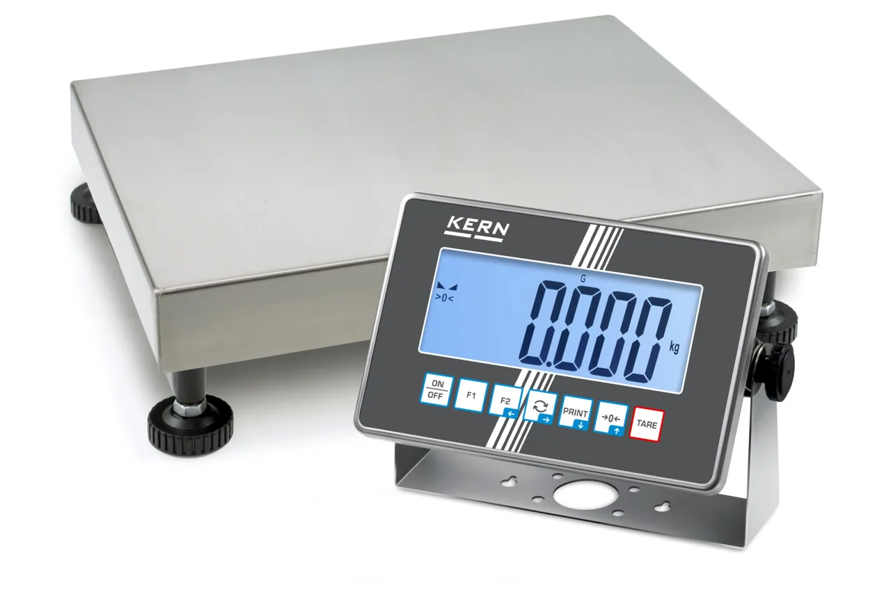 IoT-Line Plattformwaage mit Edelstahl-Auswertegerät KERN IXC 60K-3L