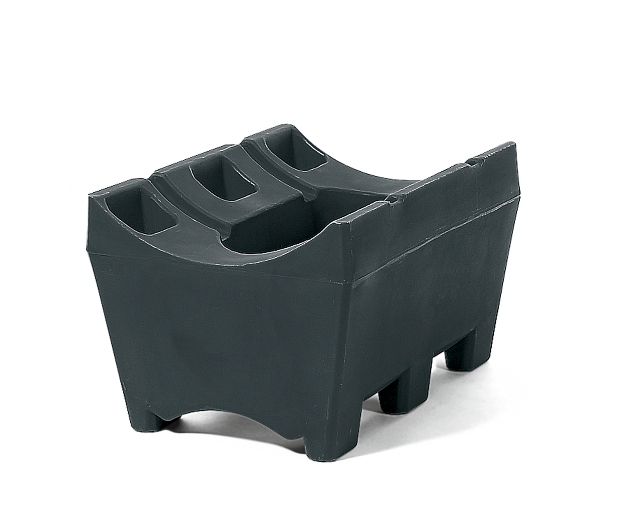Fassbock aus PE für 60- und 200-l-Fässer, Tragkraft 400 kg Fassbock aus PE für 60- und 200-l-Fässer, Tragkraft 400 kg