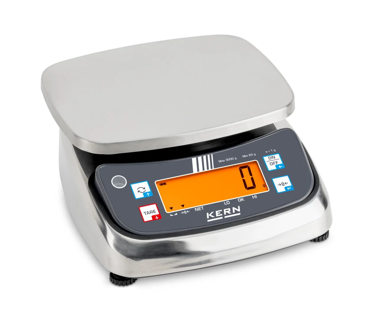 IP-geschützte Tischwaage KERN FPS 3K-3M