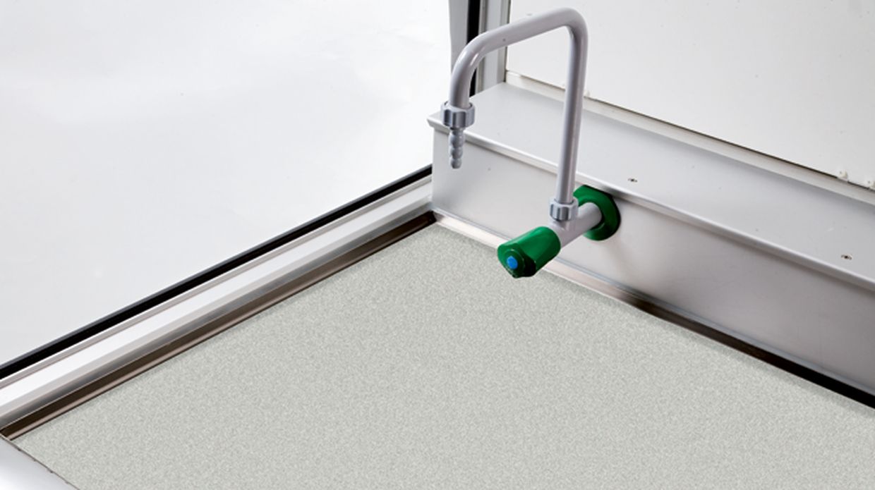 Arbeitsfläche für Gefahrstoffarbeitsplatz, Keramik, Maße 1090x490x8 mm Arbeitsfläche für Gefahrstoffarbeitsplatz, Keramik, Maße 1090x490x8 mm