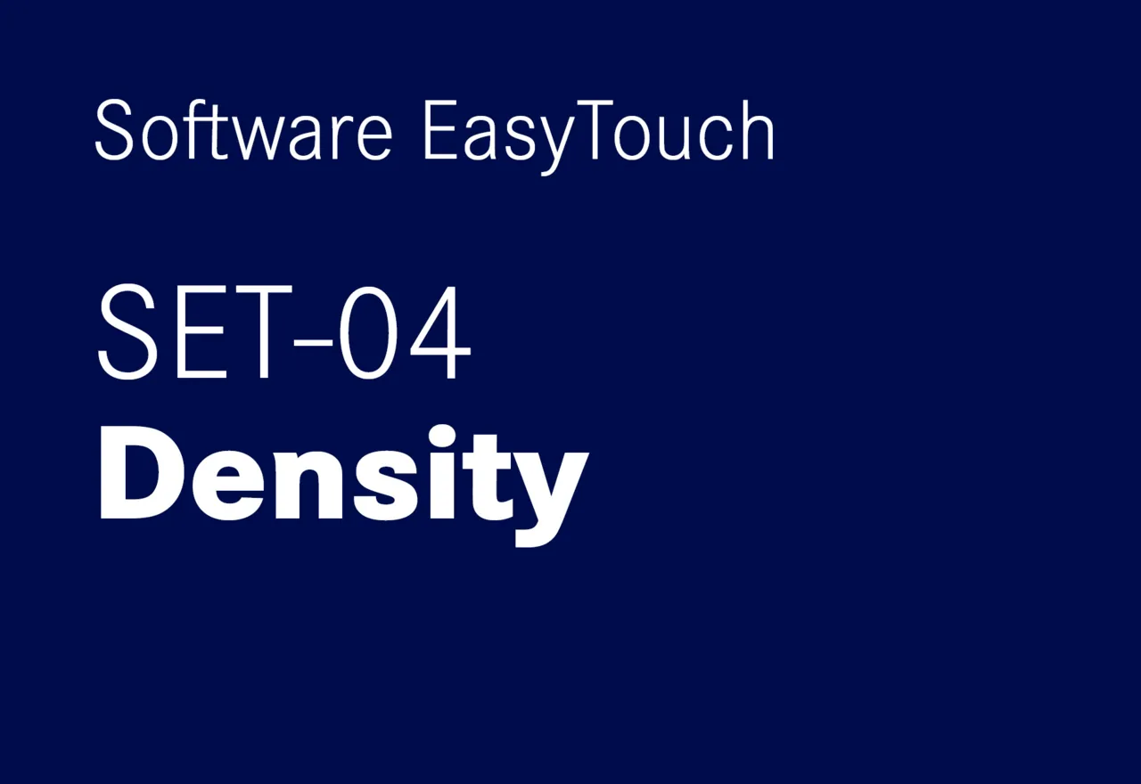 KERN EasyTouch SET-04 Density KERN EasyTouch SET-04 Density