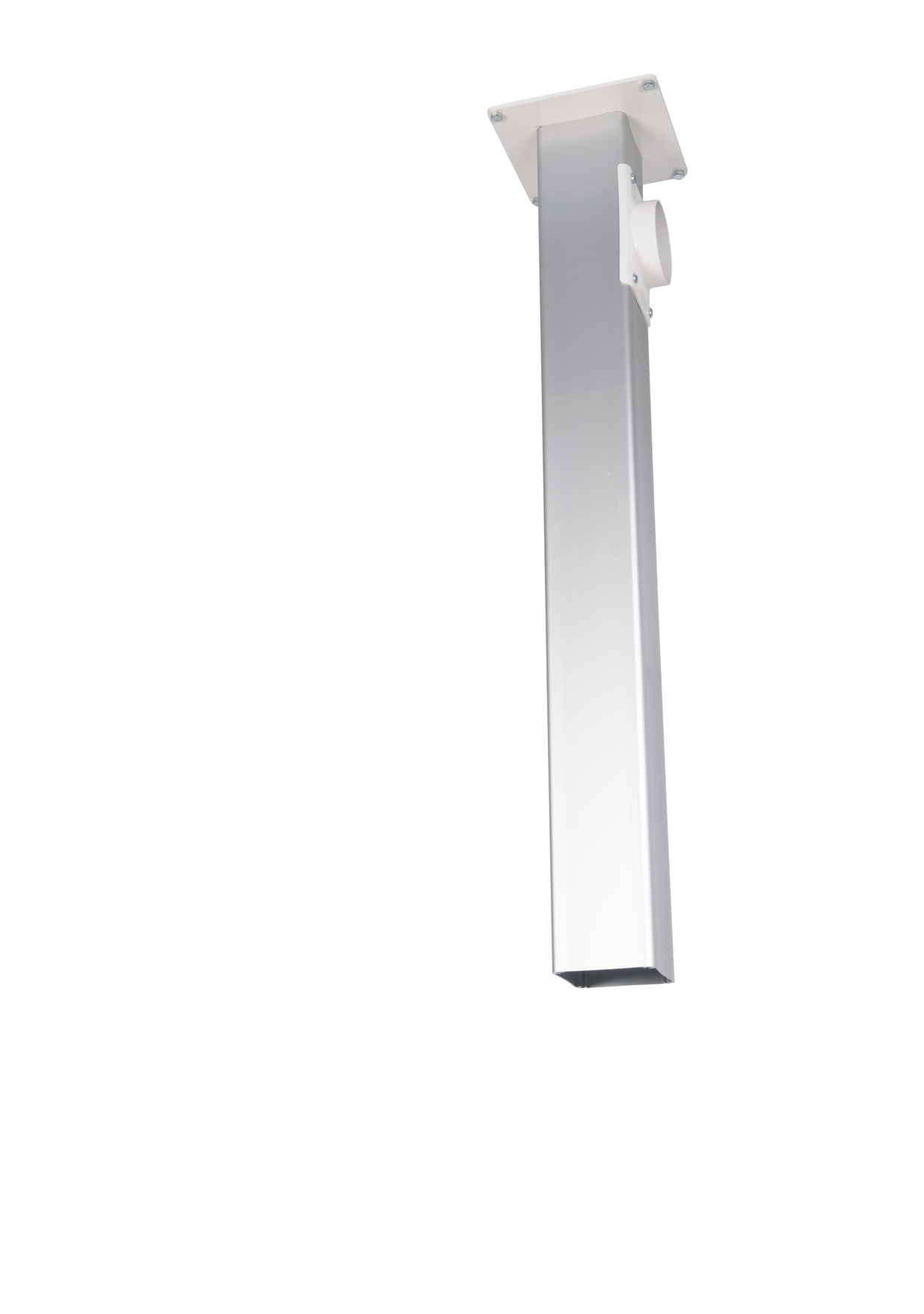 Deckenhalterung für Quellenabsaugung Labor 10149 und 10150, eloxiertes Aluminium, Maße 107x107x1000 mm Deckenhalterung für Quellenabsaugung Labor 10149 und 10150, eloxiertes Aluminium, Maße 107x107x1000 mm