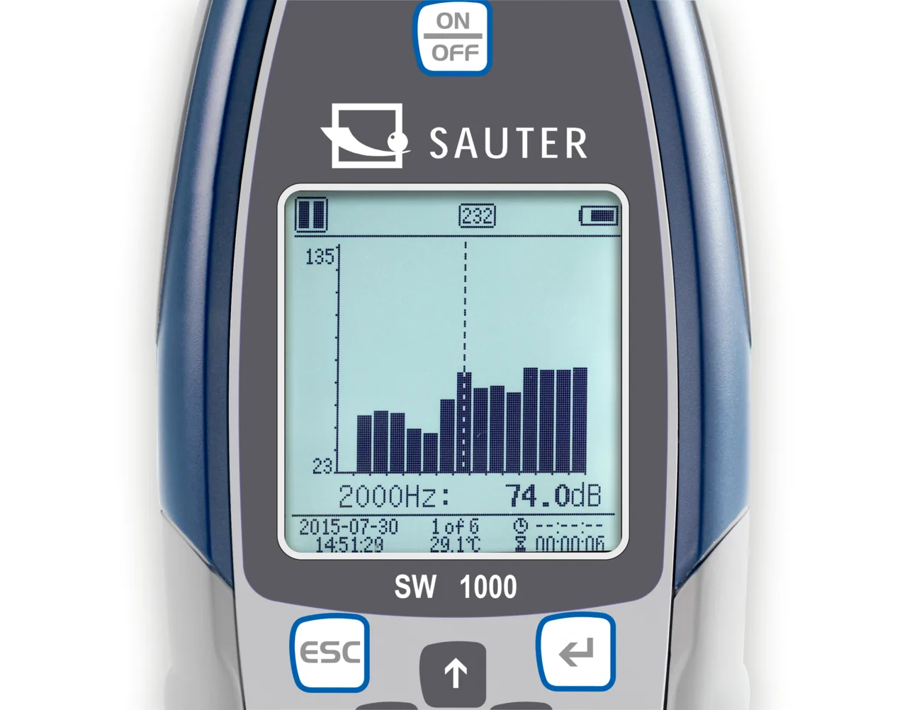 Schallpegelmessgerät SAUTER SW 1000 Schallpegelmessgerät SAUTER SW 1000
