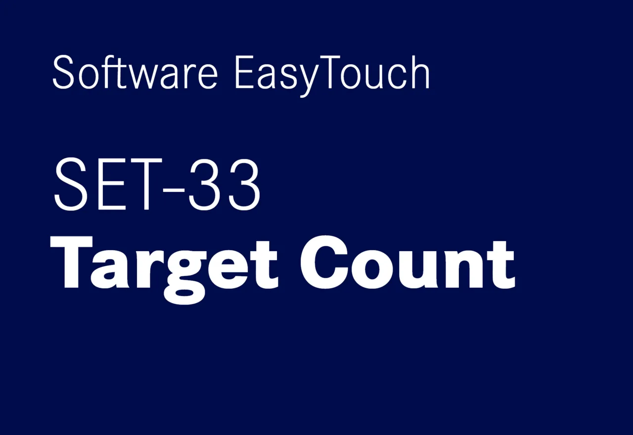 KERN EasyTouch SET-33 Target Count KERN EasyTouch SET-33 Target Count