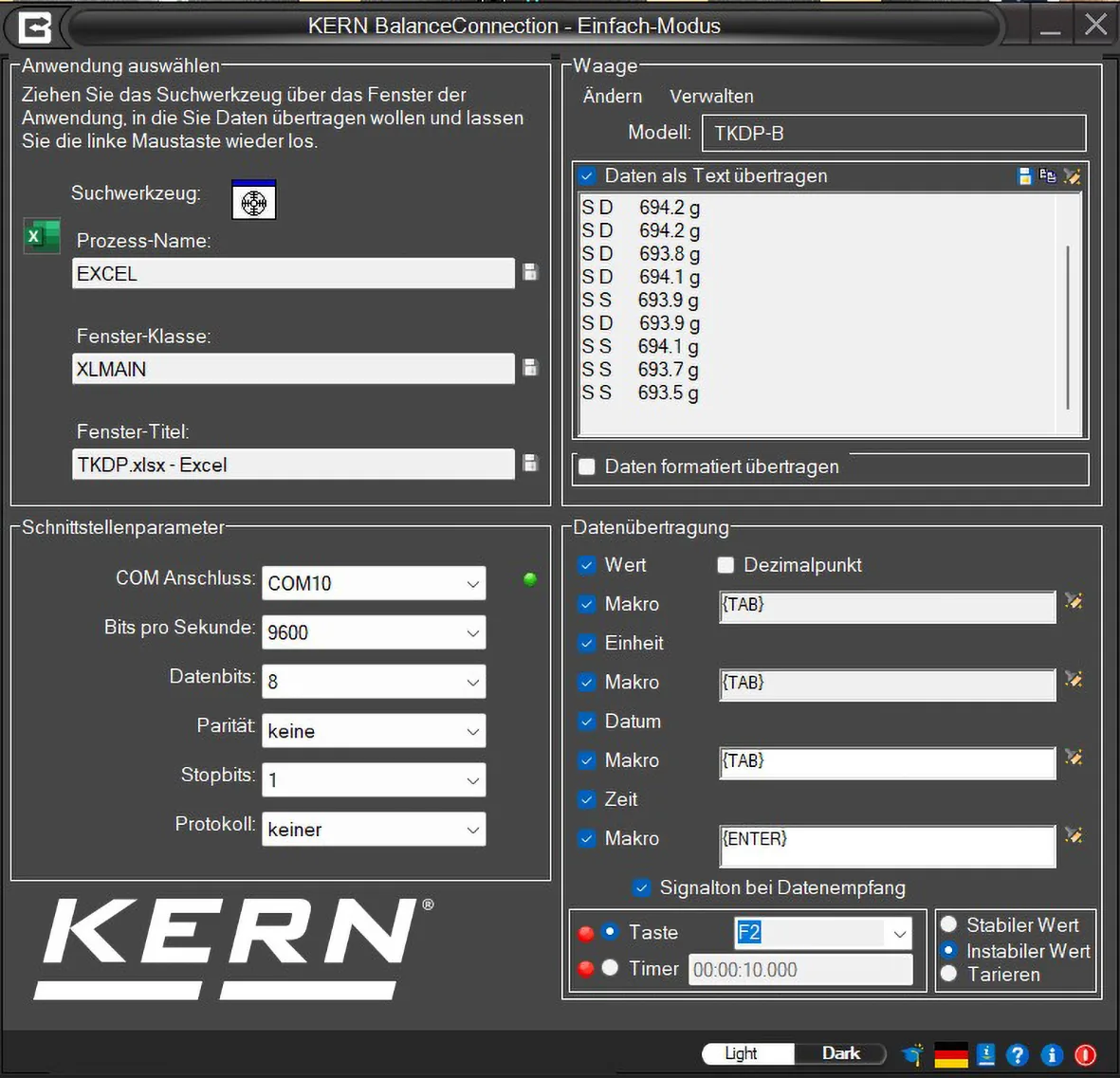 BalanceConnection Standard KERN SCD-4.0-DL