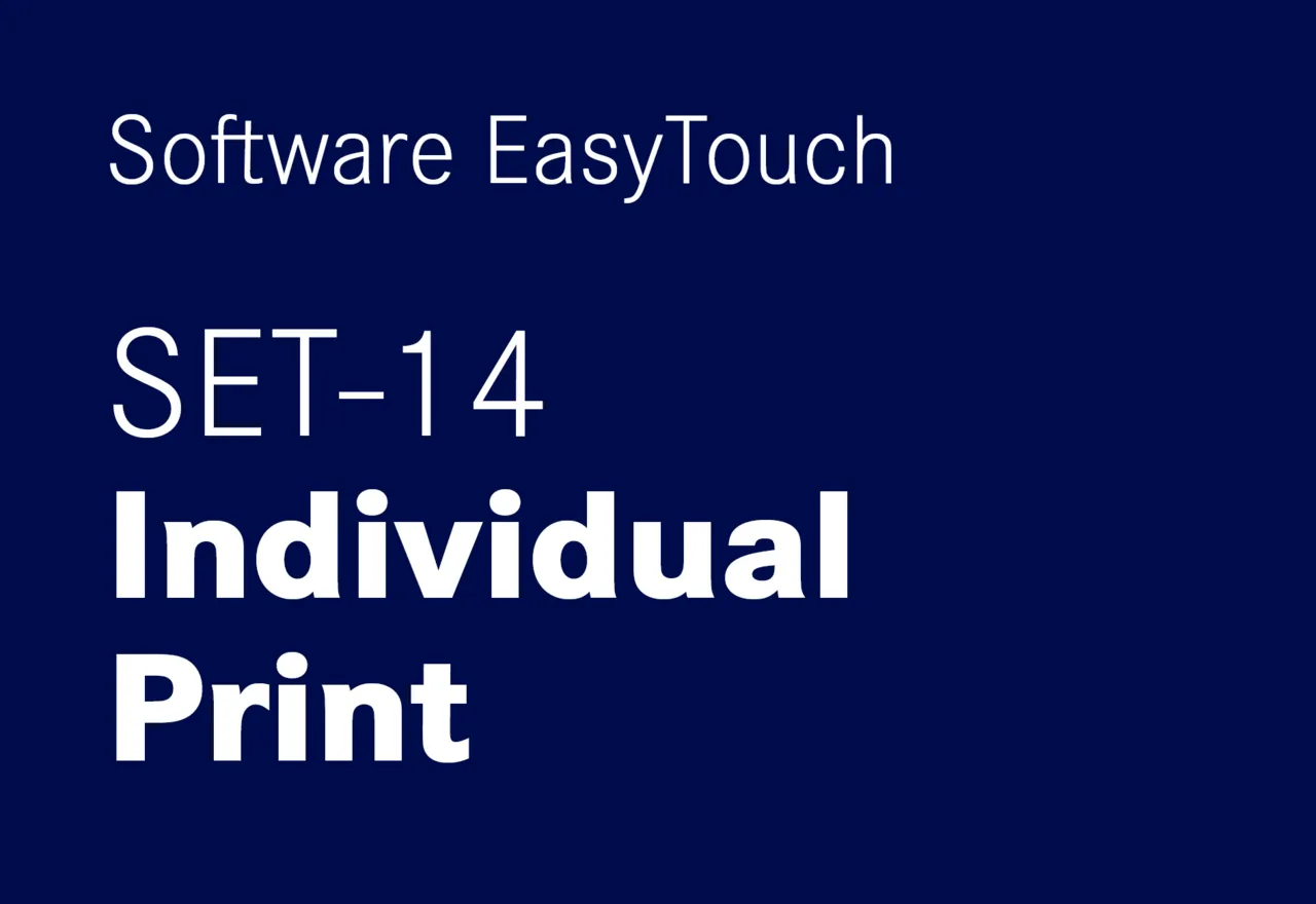 KERN EasyTouch SET-14 Individual Print KERN EasyTouch SET-14 Individual Print