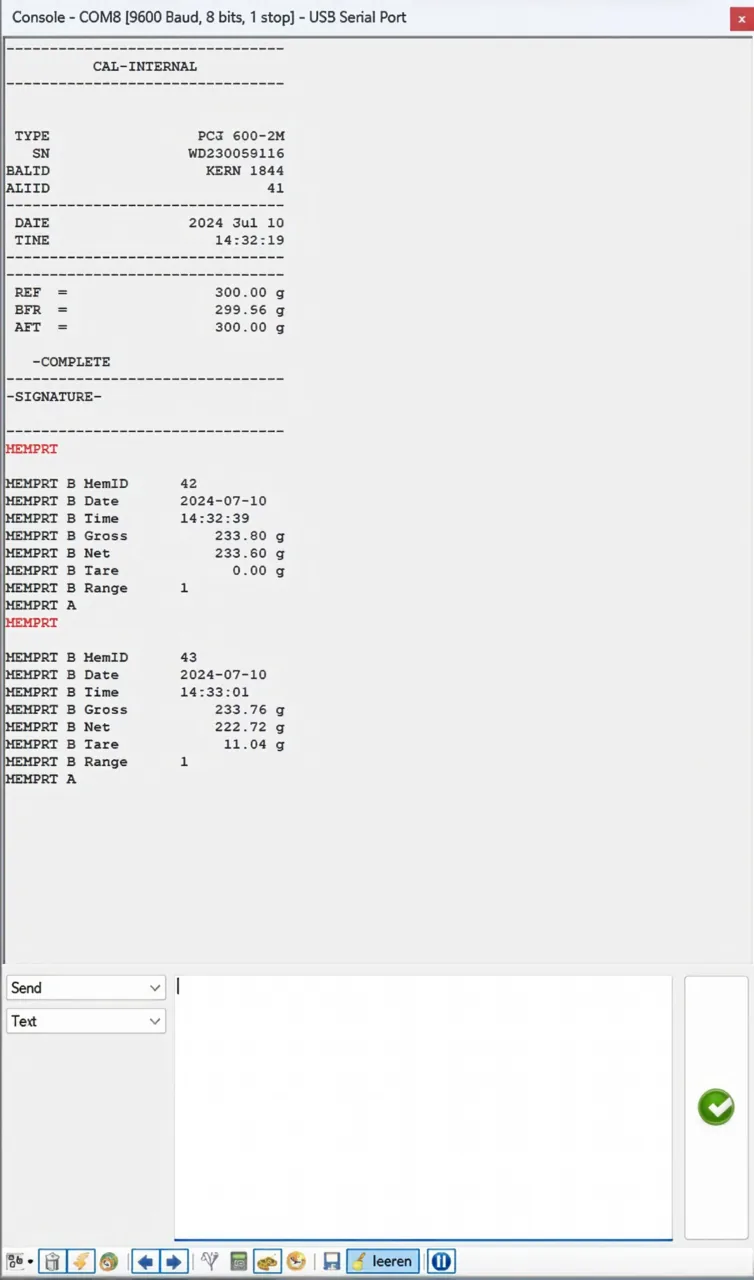 BalanceConnection Standard KERN SCD-4.0-DLS05