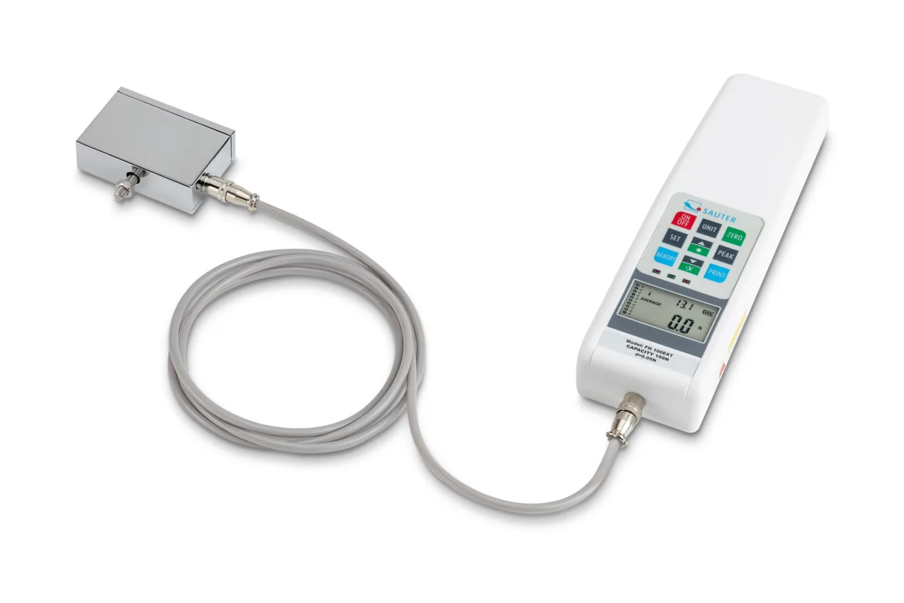 Digitales Kraftmessgerät mit externer Messzelle SAUTER FH 500 EXT Digitales Kraftmessgerät mit externer Messzelle SAUTER FH 500 EXT