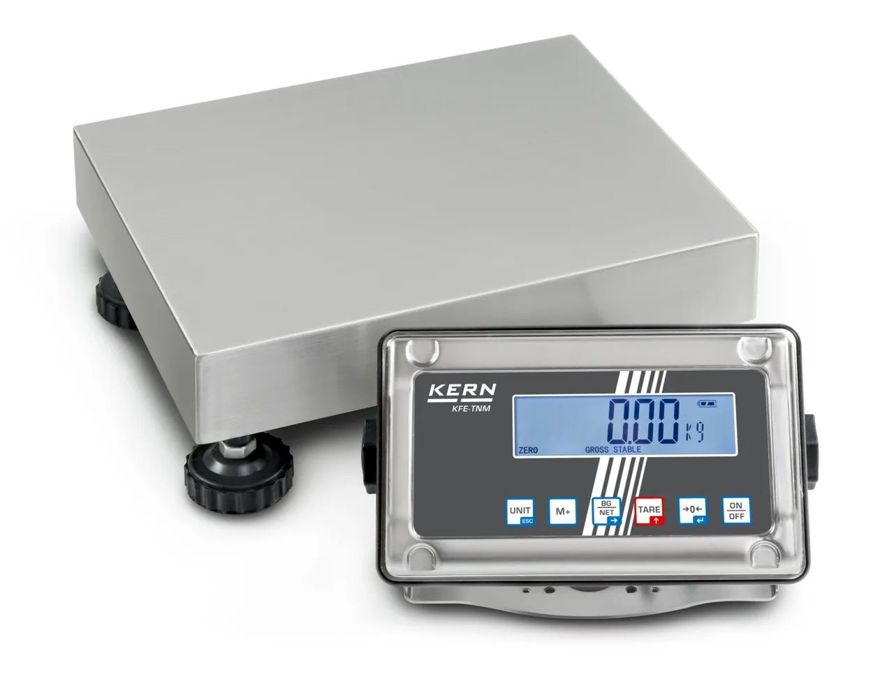 Plattformwaage mit Edelstahl-Auswertegerät KERN SFE 30K-2NM Plattformwaage mit Edelstahl-Auswertegerät KERN SFE 30K-2NM