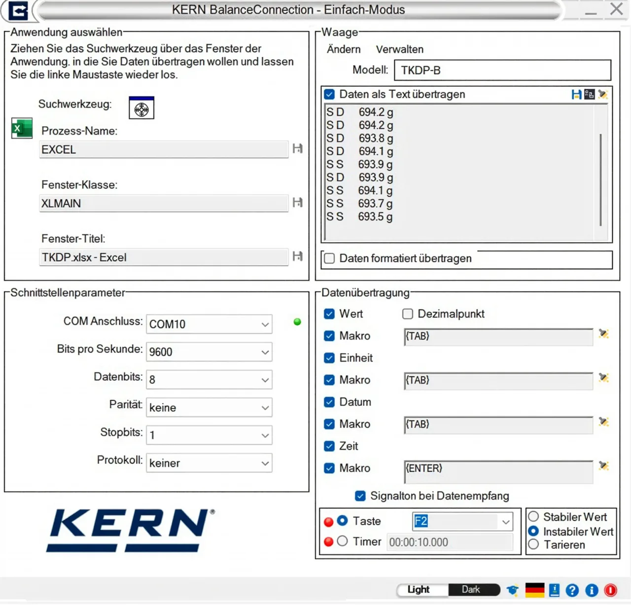 BalanceConnection Standard KERN SCD-4.0-DL