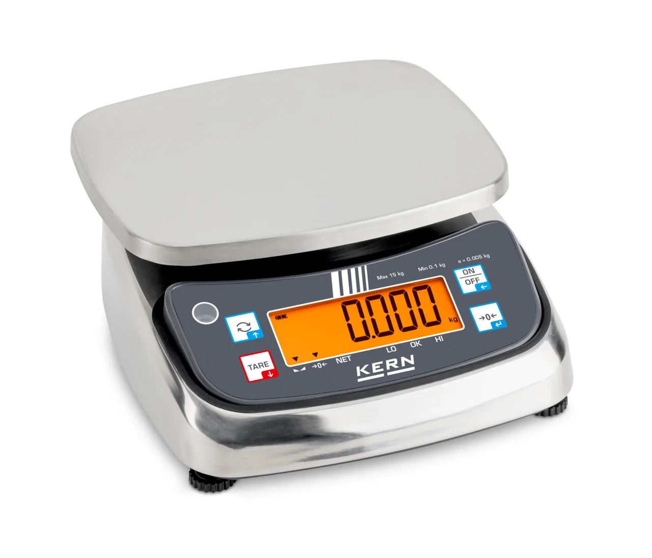 IP-geschützte Tischwaage KERN FPS 15K-3M