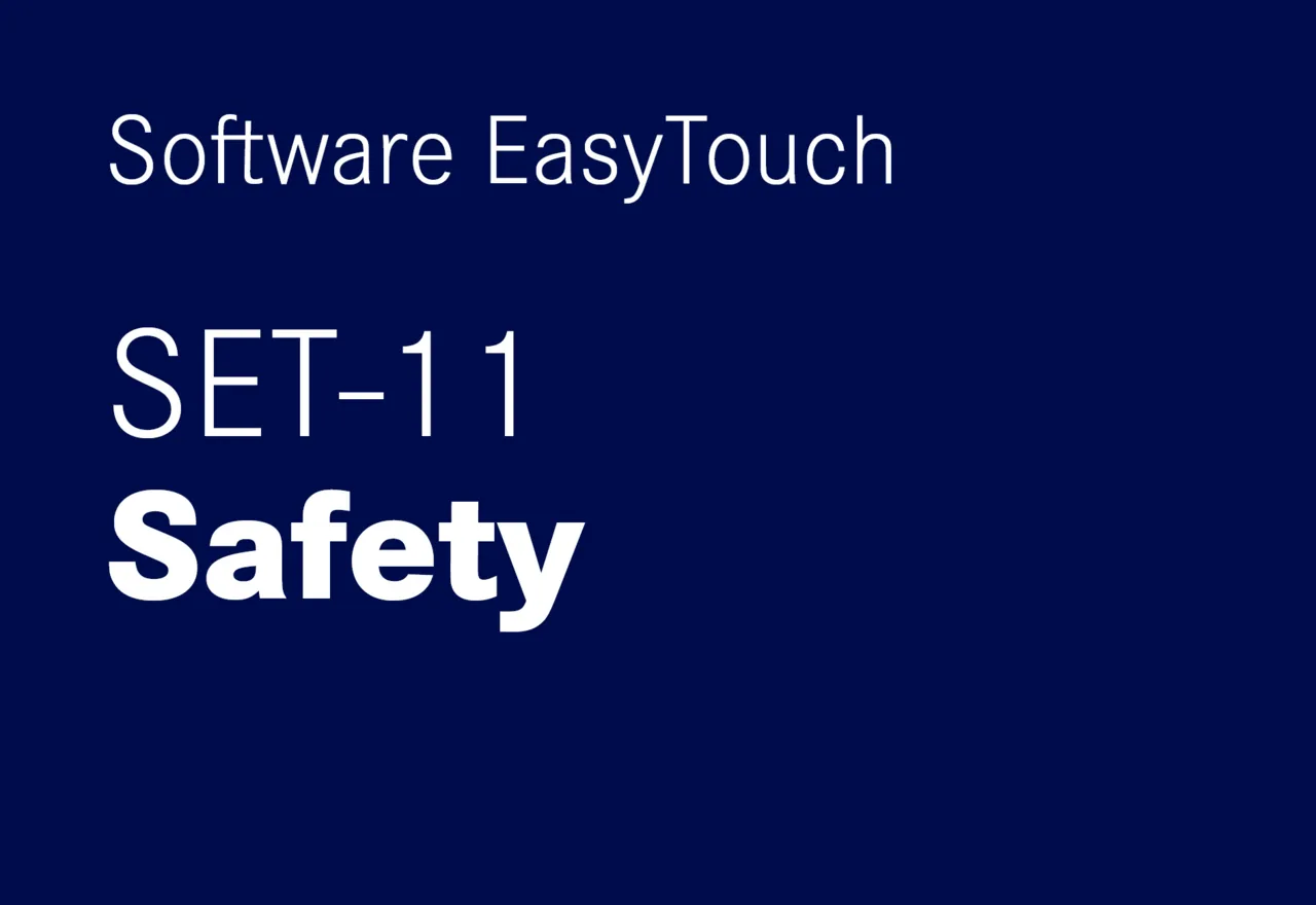 KERN EasyTouch SET-11 Safety KERN EasyTouch SET-11 Safety