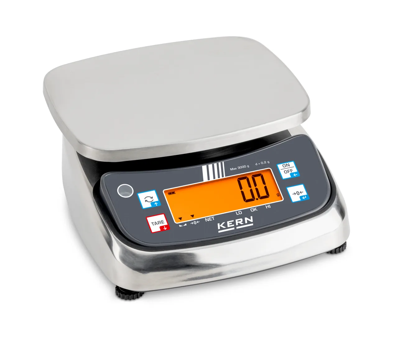 IP-geschützte Tischwaage KERN FPS 3K-4 IP-geschützte Tischwaage KERN FPS 3K-4