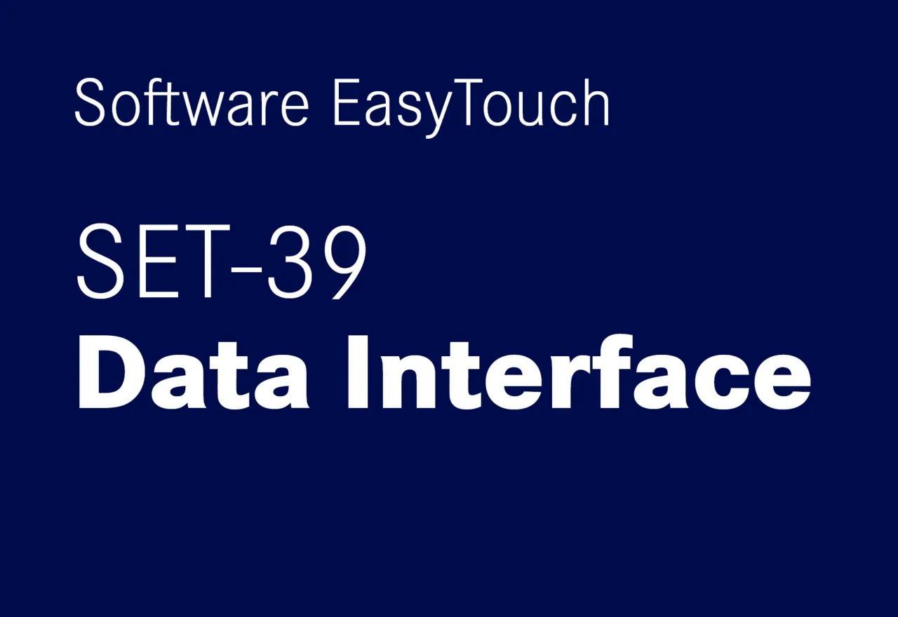 KERN EasyTouch SET-39 Data Interface