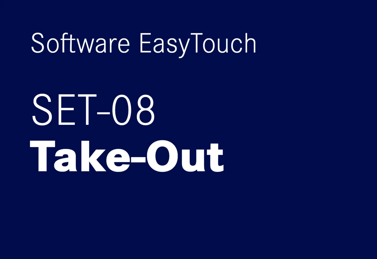 KERN EasyTouch SET-08 Take-out KERN EasyTouch SET-08 Take-out