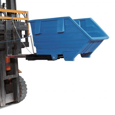 Kippbehälter, PE, Blau, Inhalt 500 l – Produktfoto asecos